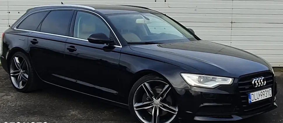 dolnośląskie Audi A6 cena 67900 przebieg: 252196, rok produkcji 2012 z Lubin